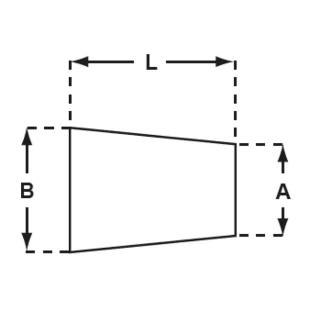 Konisk Gummiprop 27-34 mm