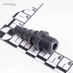Kugleventil 1/4" PVC  komplet med fittings