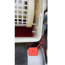 Lille brunt Blte til  Poolrobot Galeon MED