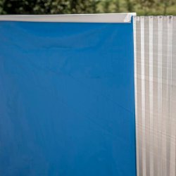 Gre - Stlvgs Pool Oval Hjde 1,32 m - med sideben