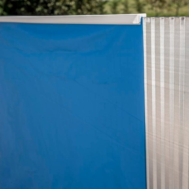 Gre - Stlvgs Pool Oval Hjde 1,32 m - med sideben