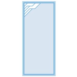 Coral Lyra Glasfiber Pool Pakke 6,18 x 3,14 x 1,4 m