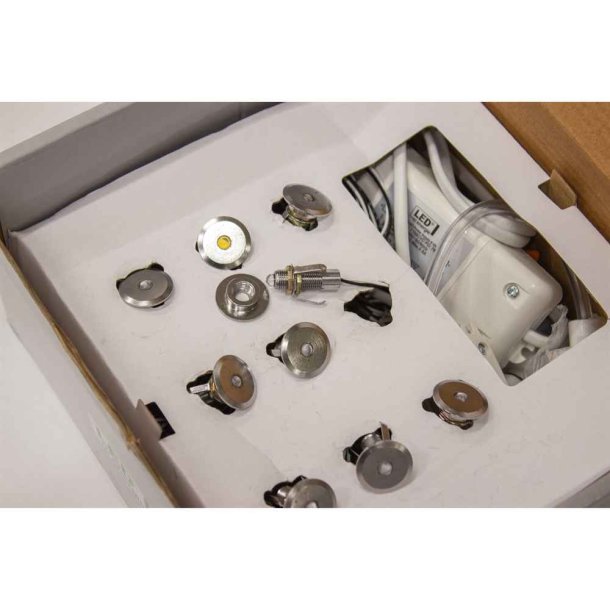 LED Lys til Stende Sauna Tnde - 12 V - 9 Leds