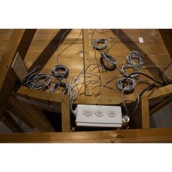 LED Lys til St&aring;ende Sauna T&oslash;nde - 12 V - 9 Leds