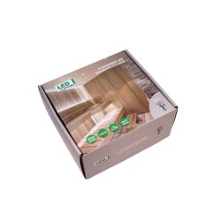 LED Lys til St&aring;ende Sauna T&oslash;nde - 12 V - 9 Leds