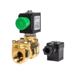 Magnetventil Messing 1/2" til Pool flow