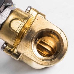 Magnetventil Messing 1/2" til Pool flow