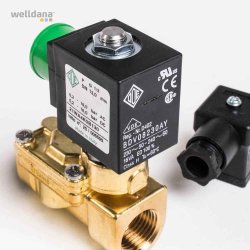 Magnetventil Messing 1/2" til Pool flow