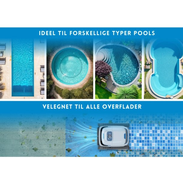 Marimex RobotVac Fraser AKU robotst&oslash;vsuger til pool