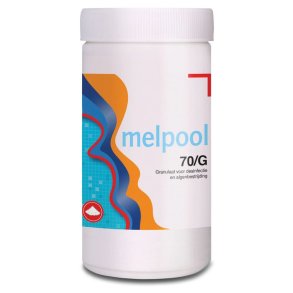 Melpool 70G - Klor Granulat - ingen Cyanursyre - 1 kg