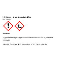 Spacare Minichlor - Klor Granulat - 1 kg