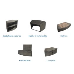 Mbler til Vita Premium 160 Spa 5 moduler