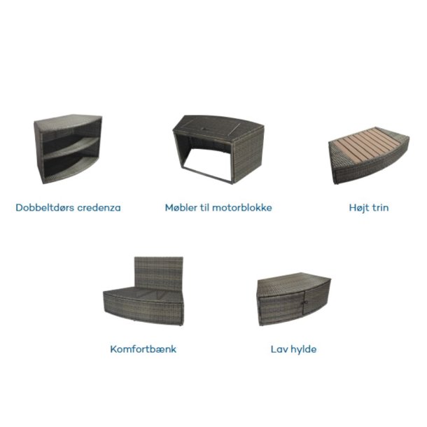 Mbler til Vita Premium 160 Spa 5 moduler