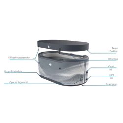 Netspa Isbad Jrvi med Cover - Oppustelig