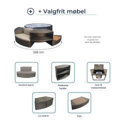 Netspa Vita 140 Spa mbler