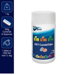 ActivPool Oxy CombiTabs Klorfri 20g tablet 800g