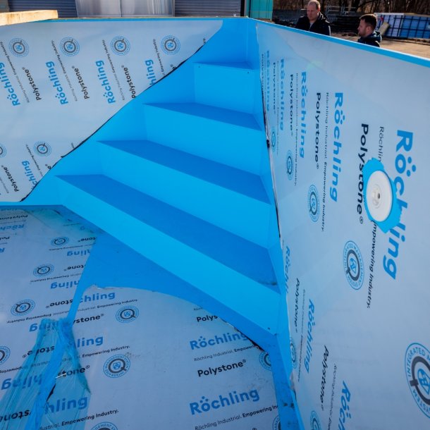 PP Pool Bl� 3,5 x 7,2 x 1,5 m med Pooltag