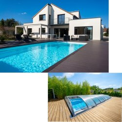 PP Pool Bl� 3,5 x 7,2 x 1,5 m med Pooltag