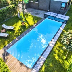 PP Pool med Skimmer Caribic - Hvid