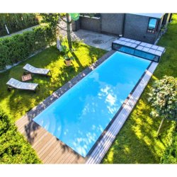 PP Pool med Skimmer Caribic - Hvid