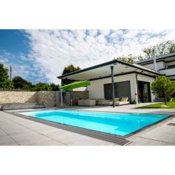 PP Pool med Skimmer Caribic - Hvid