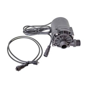 Pumpe 1500 l/t og DC 24 V - set forfra p� hvid baggrund - Poolworld.dk (Varenr. HG194DC2415 - 20945)