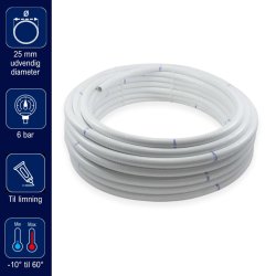 Flexslange PVC &Oslash;25 mm - pris per meter