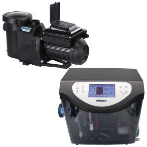 Pakke Poolex Variline og Aqualyser saltvandssystem Wifi