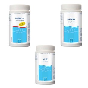 Pakke med Spacare Sunwac 12 - pH minus - pH plus