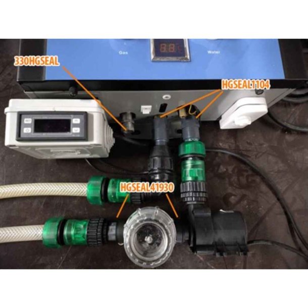 Pakningsst med O-ringe til HGUNION til gasovn