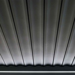 Pergola MotionFlex 400 bioklima med hvid LED-belysning