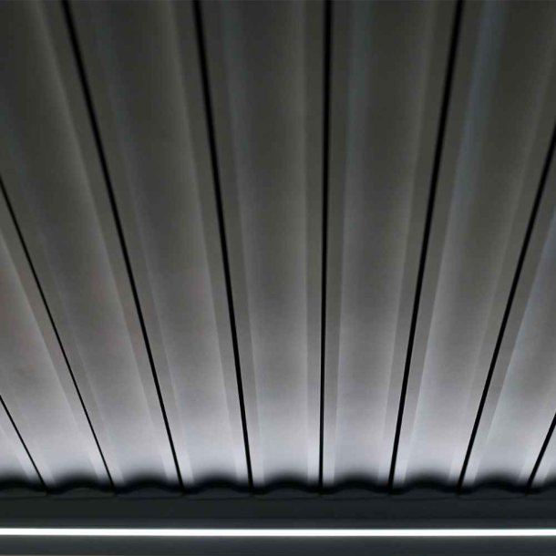 Pergola MotionFlex 400 bioklima med hvid LED-belysning