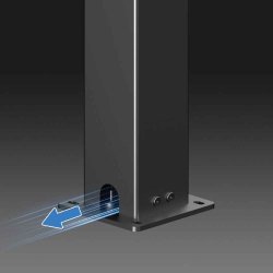 Pergola MotionFlex 400 bioklima med hvid LED-belysning