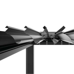 Pergola MotionFlex 400 bioklima med hvid LED-belysning
