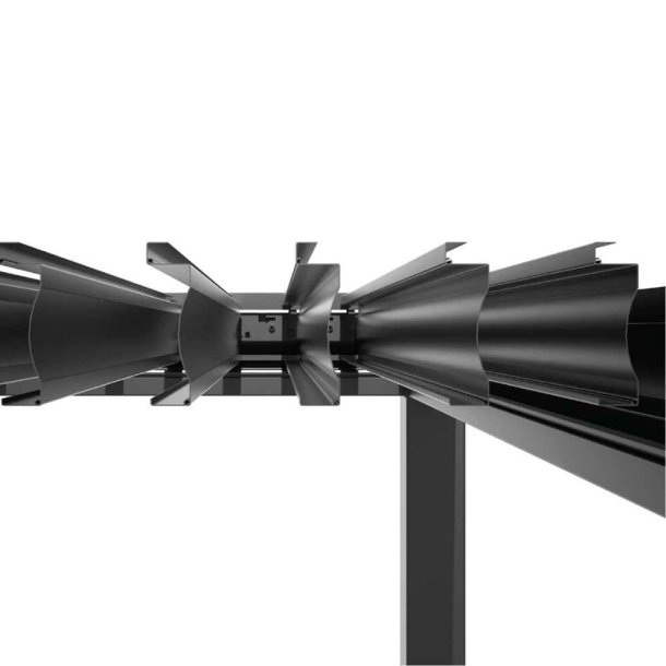 Pergola MotionFlex 400 bioklima med hvid LED-belysning