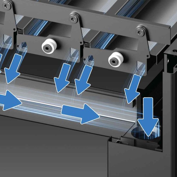 Pergola MotionFlex 400 bioklima med hvid LED-belysning