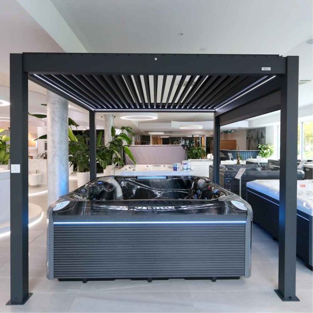 Pergola MotionFlex 400 bioklima med hvid LED-belysning