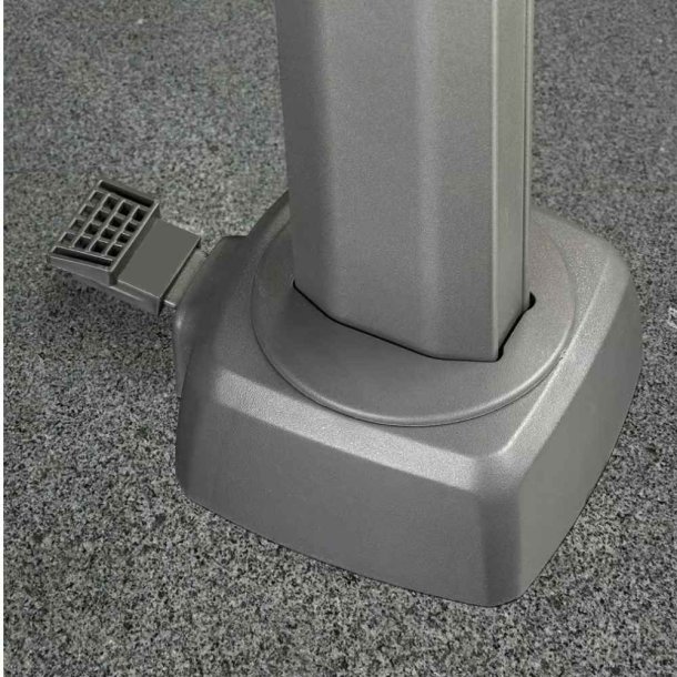 Platin Cantilever Have Parasol som drejer 360 grader Antracit