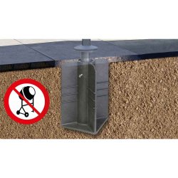 Platin Cantilever Have Parasol som drejer 360 grader Antracit