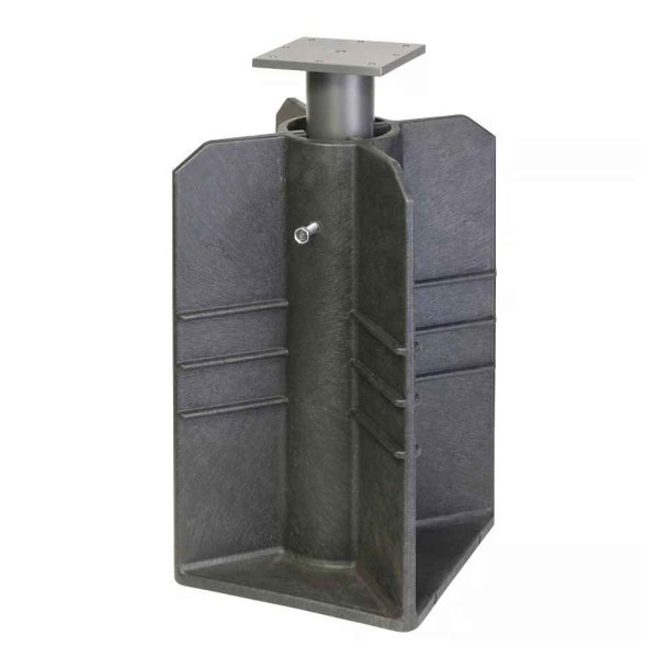 Platin Cantilever Have Parasol som drejer 360 grader Antracit