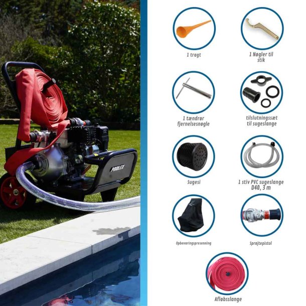 Pool Sam - Motorpumpe til pool eller k&aelig;lder t&oslash;mning