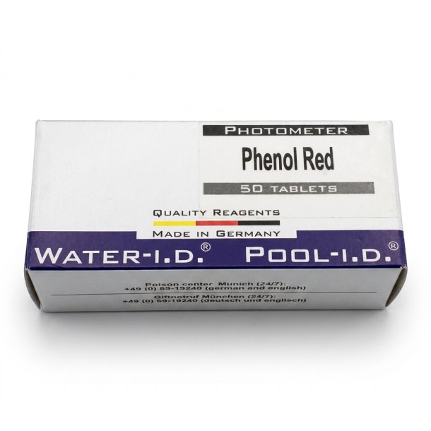 Pool Lab - Phenol Red - Refill Tabletter 50 stk - pH m&aring;ling