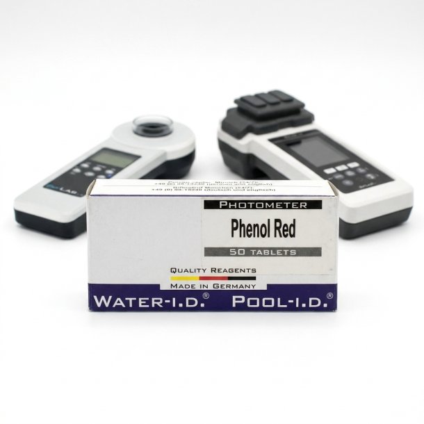 Pool Lab - Phenol Red - Refill Tabletter 50 stk - pH m&aring;ling