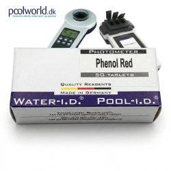 Pool Lab - Phenol Red - Refill Tabletter 50 stk - pH m&aring;ling
