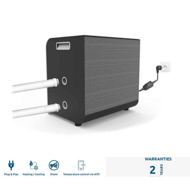 Poolex Mag Pool varmepumpe 4 kw Vendbar Wifi