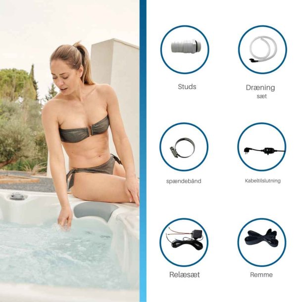 Poolex Spawer varmepumpe til Udespa 7 kW