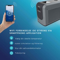 Poolex Poolican Filtrering, saltklorinator og opvarmning WIFI