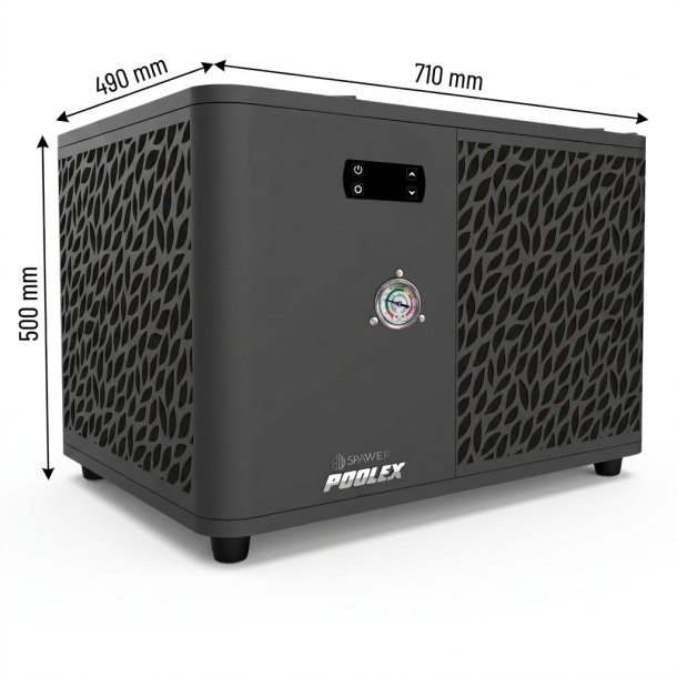 Poolex Spawer varmepumpe til Udespa 7 kW