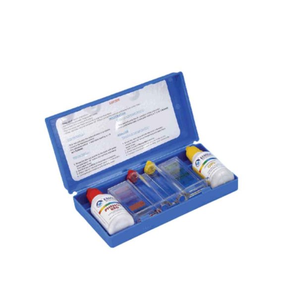 Pooltester med v�ske til klor og ph - Tests�t