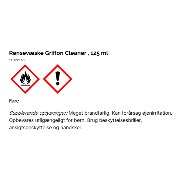 Rensevske  Griffon Cleaner 125 ml